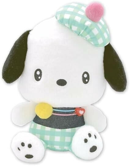 Sanrio Characters Gingham Denim Plush S