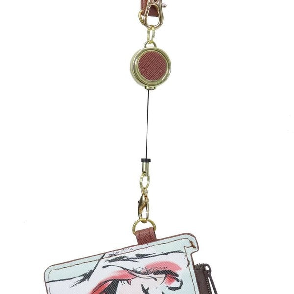 The Little Mermaid Watercolor Pattern Tri-fold Wallet & Card Holder