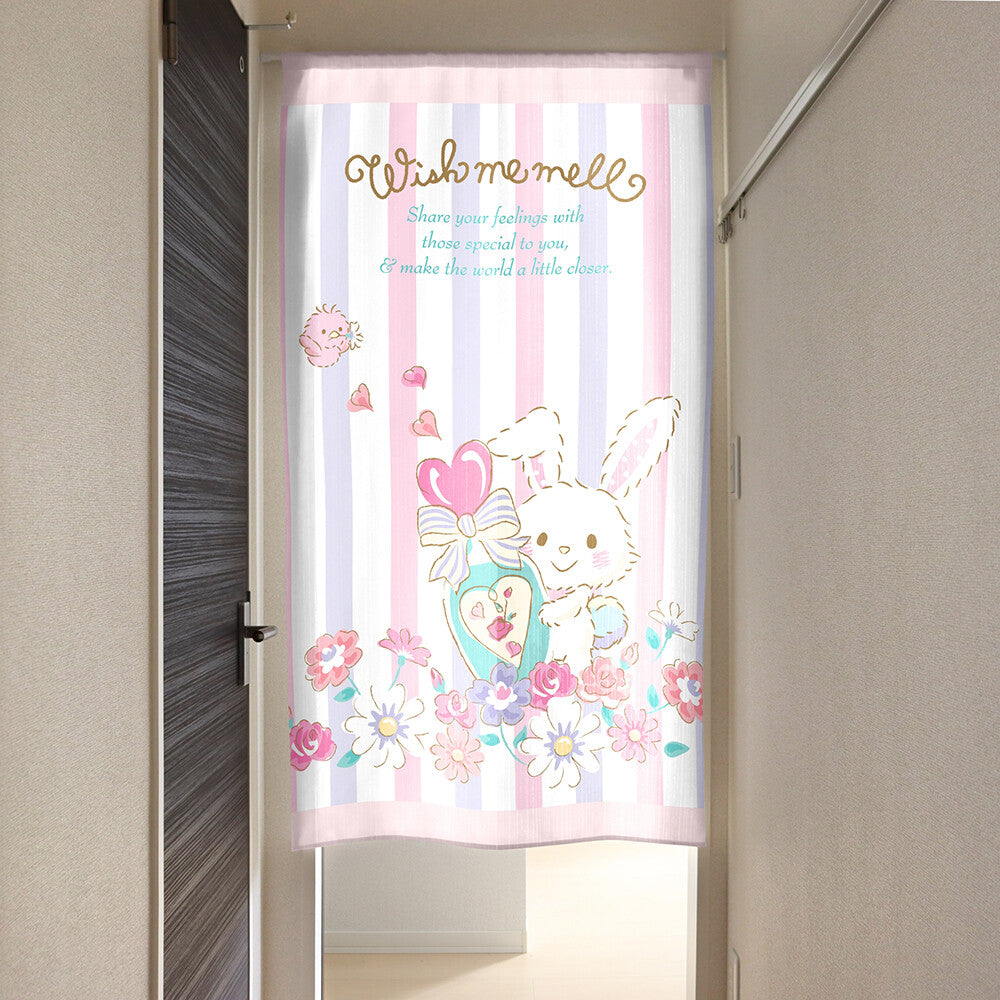 Sanrio Wish Me Mell Flower Door Curtain Made in Japan