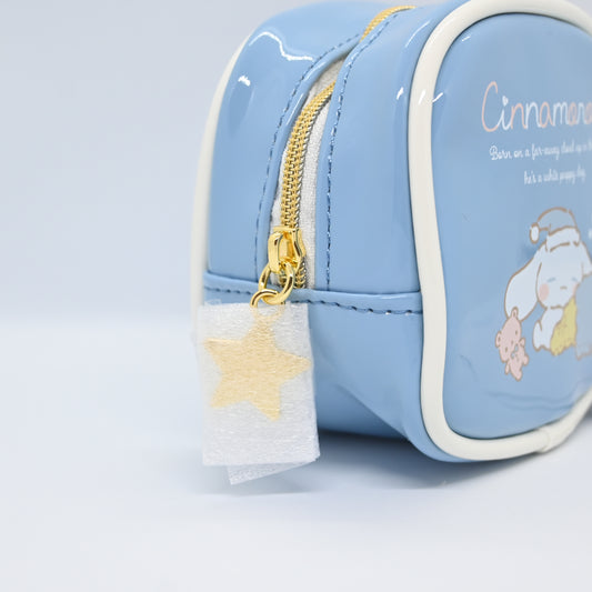 Sanrio Cinnamoroll Mini Square Pouch Relaxing Natural Blue