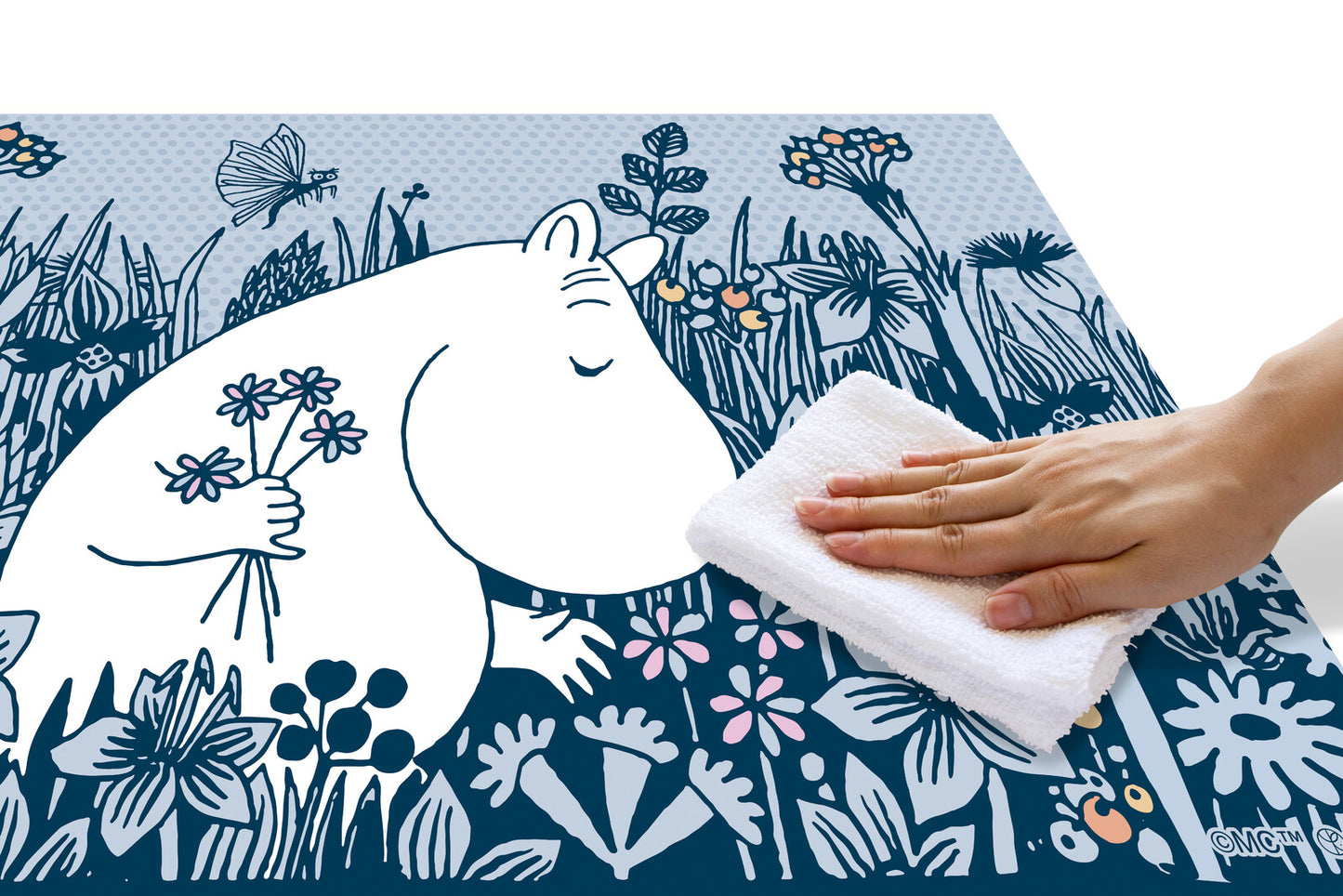Moomin Soft Bath Mat with Diatomaceous Earth Gardening
