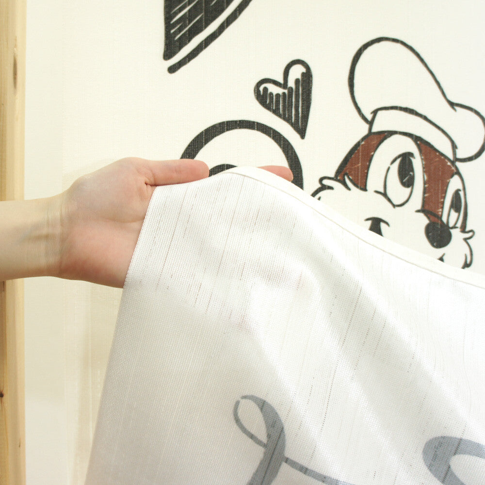 Disney Chip and Dale DINNER Door Curtain Made in Japan