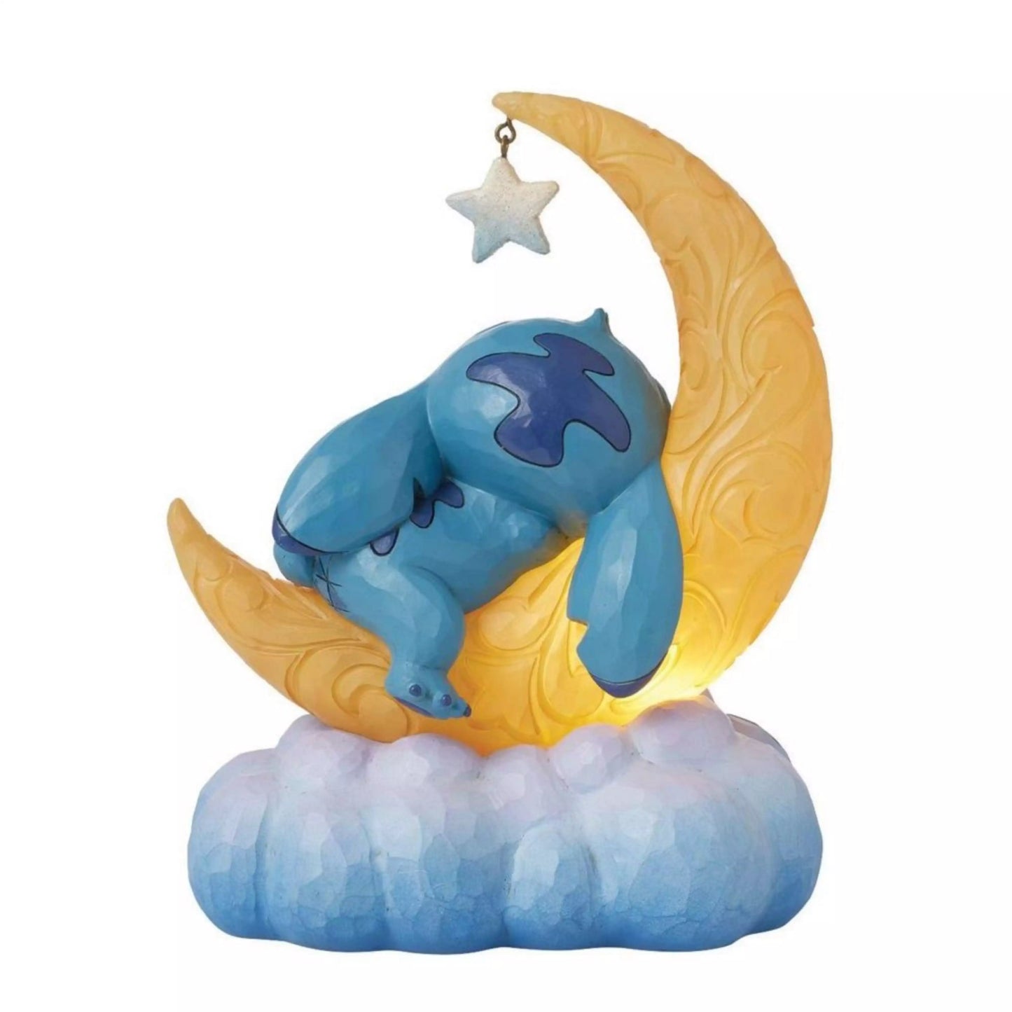 Stitch Figure Light Up Moon Disney Traditions