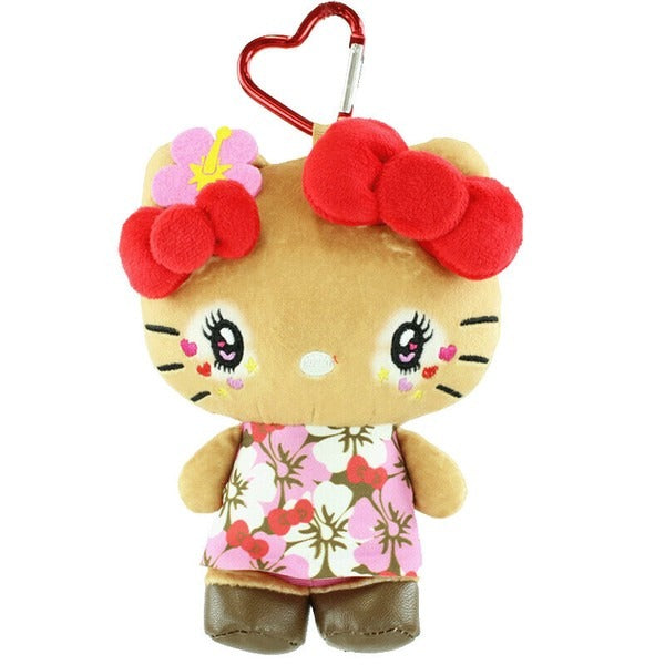 Sanrio Hello Kitty Heisei Retro Kogal Series Hibiscus Pattern Pouch