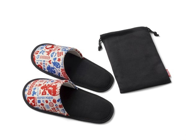 Super Mario Travel Goods Portable Slippers Super Mario (Original Travel Pattern)