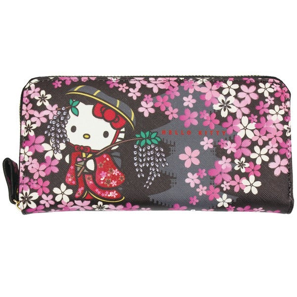 Hello Kitty Japanese Pattern Long Wallet