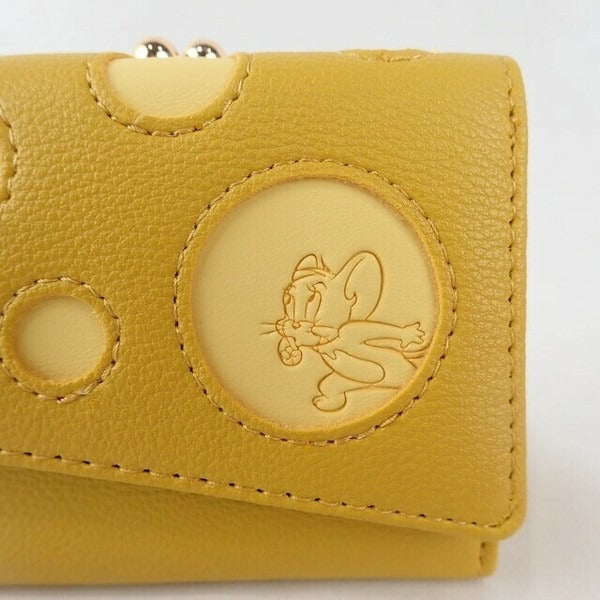 TOM and JERRY×Flapper Cheese Purse Mini Wallet with Holes