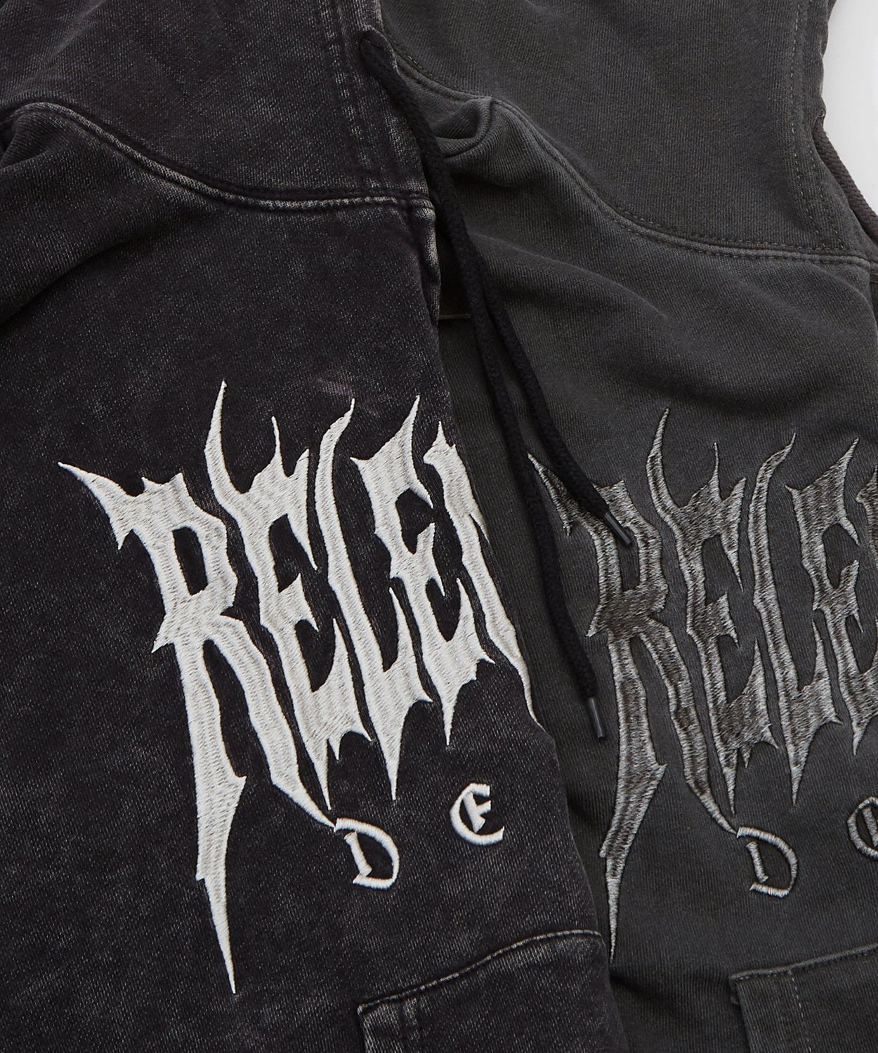 Embroidered Logo Short-Length Fleece Sweatshirt