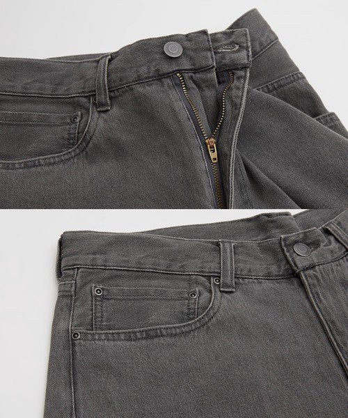 Denim Barrel Leg Jeans