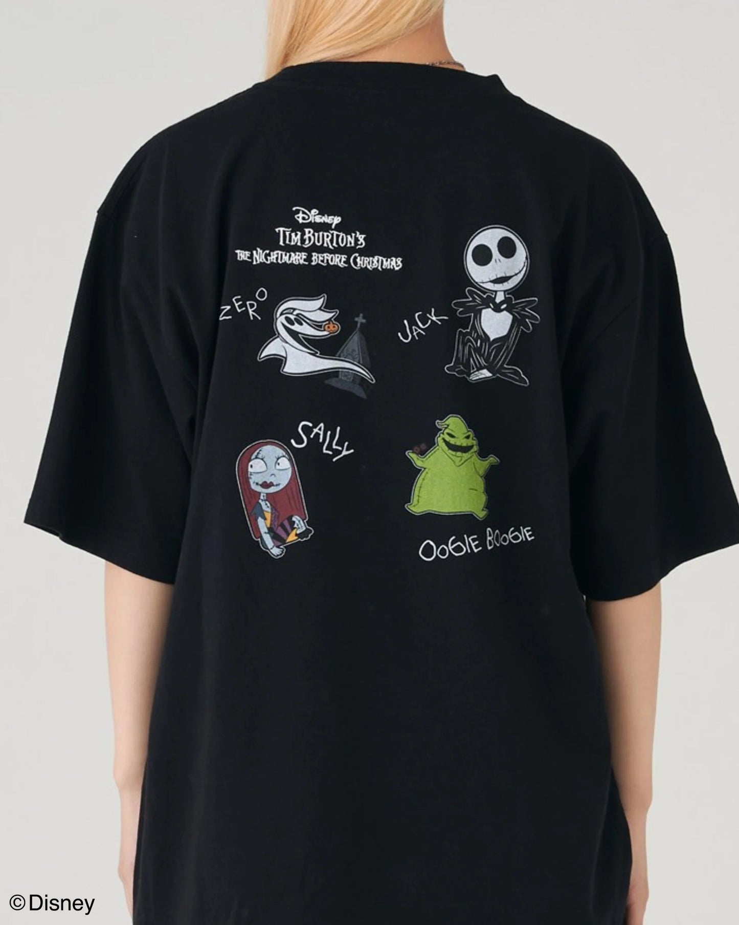 The Nightmare Before Christmas Multi Illust T-shirt