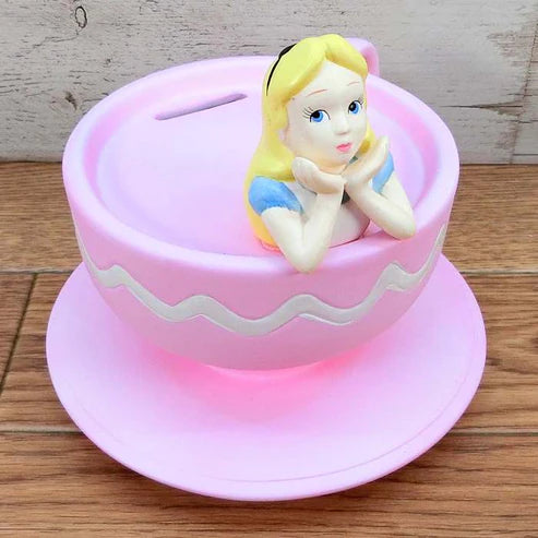 Alice coffee cup piggy bank