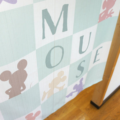 Disney Silhouette Door Curtain Made in Japan