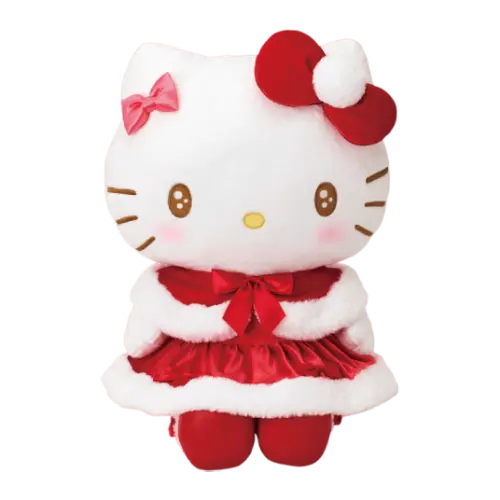 Sanrio Hello Kitty Ichiban Kuji 2025 Christmas Winter Series No.4 Plush Mascot Charm New