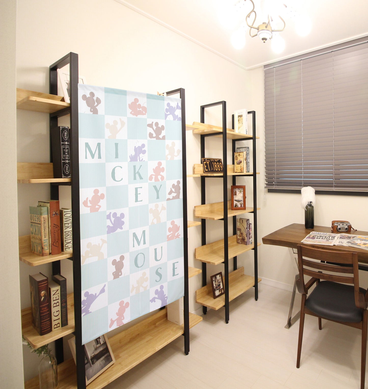 Disney Silhouette Door Curtain Made in Japan