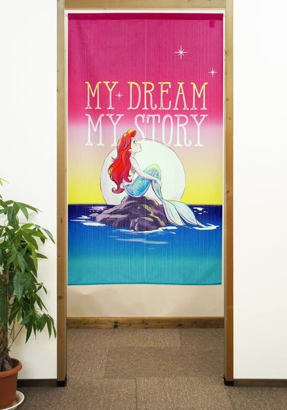 Disney MY DREAM MY STORY Door Curtain Made in Japan
