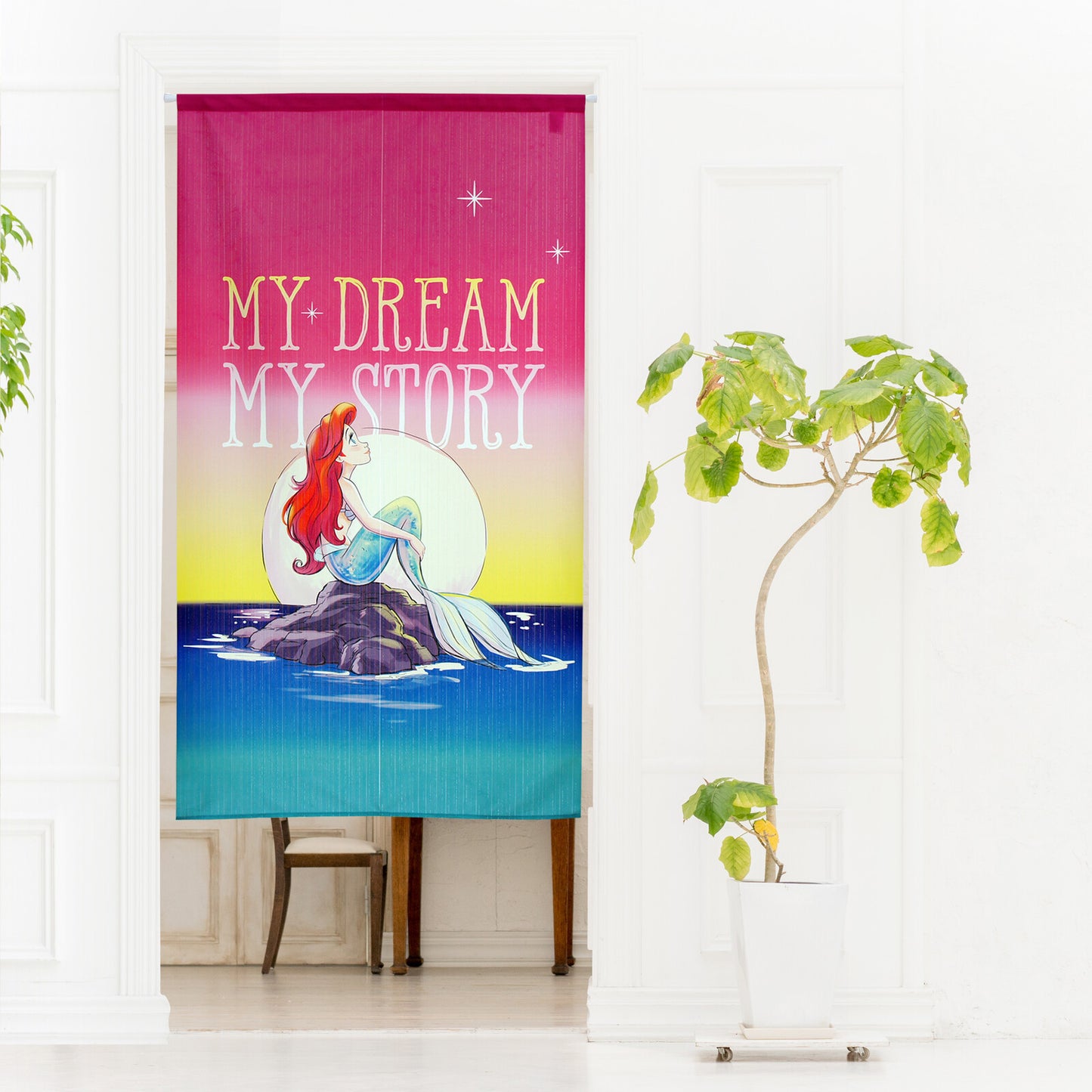 Disney MY DREAM MY STORY Door Curtain Made in Japan