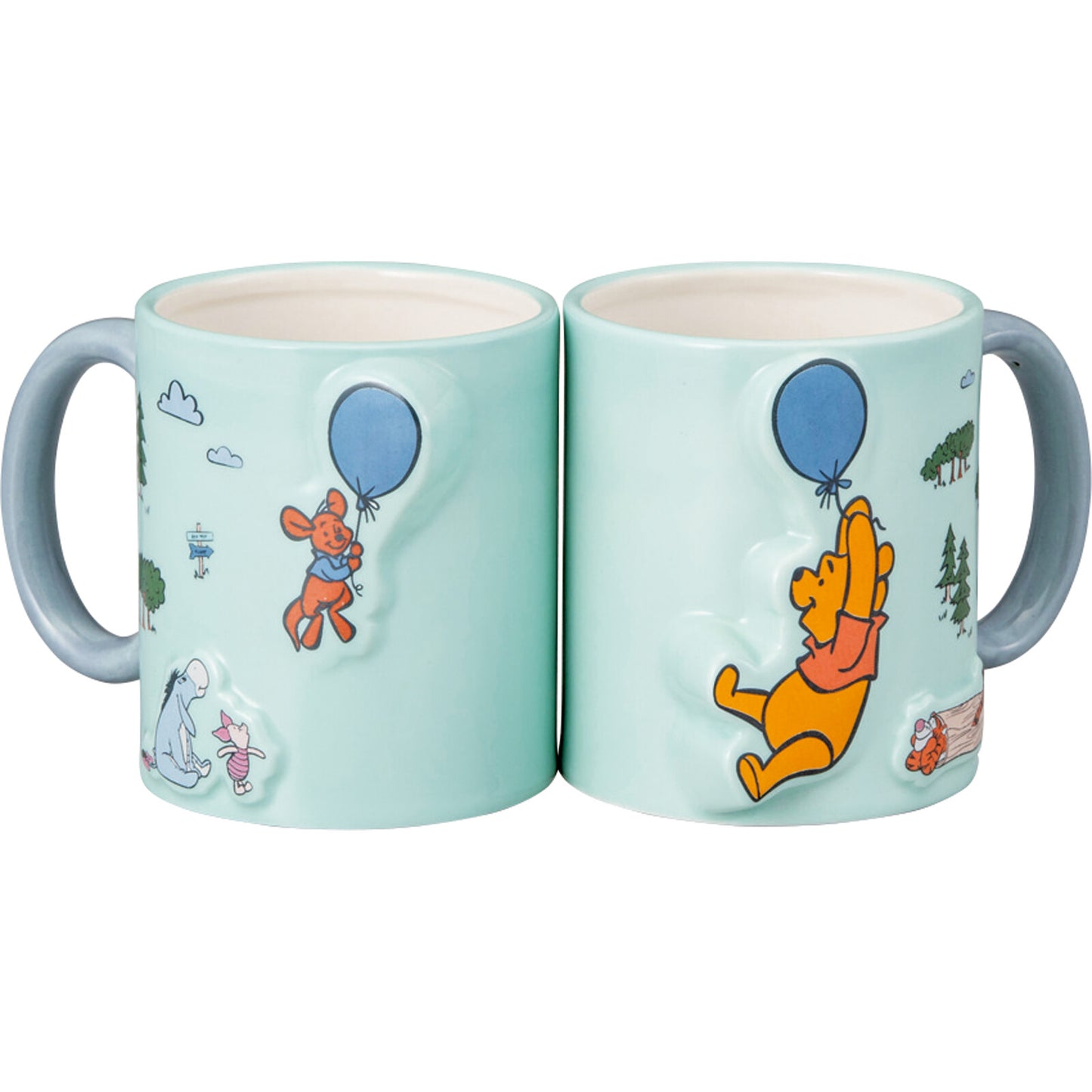 Disney Winnie the Pooh Mugs Pair Forest Friends Pooh