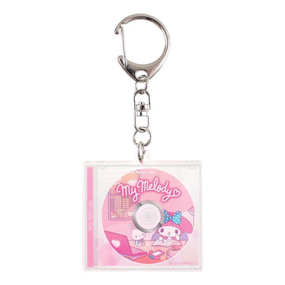 Sanrio Secret CD Case Style Layered Keychains