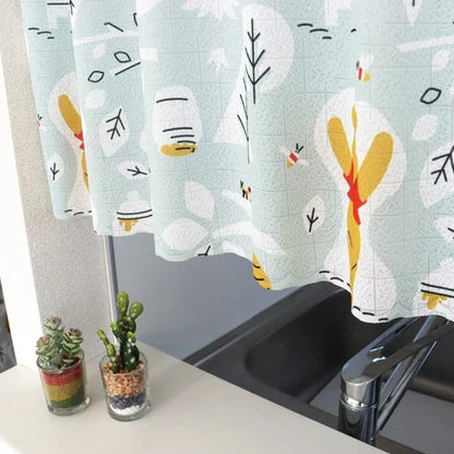 Disney Winnie the Pooh FUN IN THE SUN Door Curtain Made in Japan