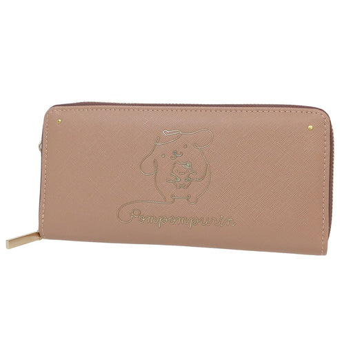 Pompompurin Round Zipper Long Wallet