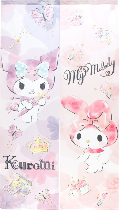 Sanrio My Melody & Kuromi Door Curtain Made in Japan