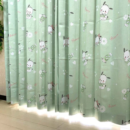 Pochacco 2-Stage Blackout Insulated Curtains + Screens 4-Piece Set