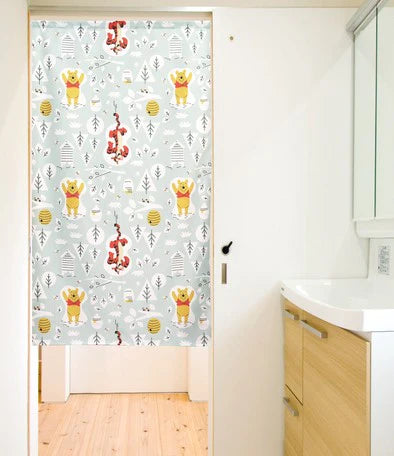 Disney Winnie the Pooh FUN IN THE SUN Door Curtain Made in Japan