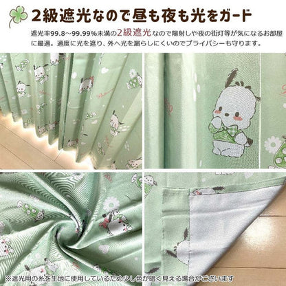 Pochacco 2-Stage Blackout Insulated Curtains + Screens 4-Piece Set