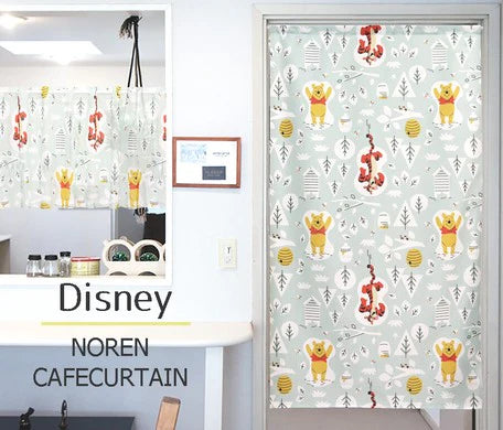 Disney Winnie the Pooh FUN IN THE SUN Door Curtain Made in Japan