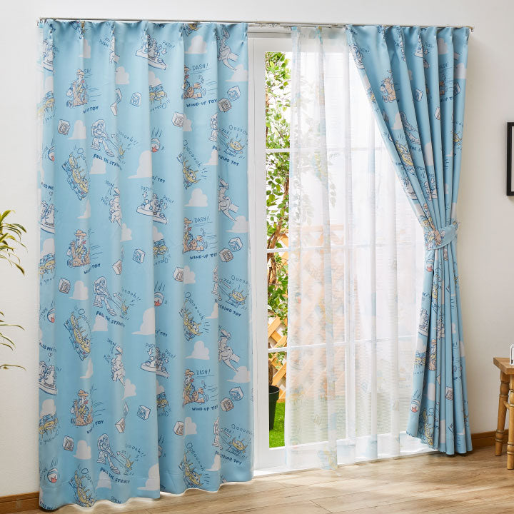 Toy Story 2級遮光隔熱窗簾+窗紗 4件套裝