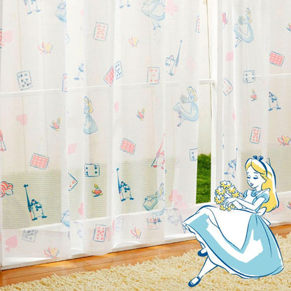 Alice in Wonderland Level 2 Blackout and Heat Insulation Curtain + Window Screen 4-Piece Set