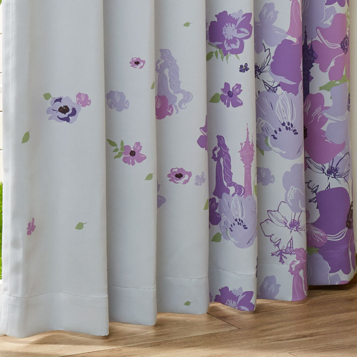 Disney Rapunzel 2級遮光隔熱窗簾+窗紗 4件套裝