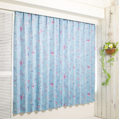 Alice in Wonderland Level 2 Blackout and Heat Insulation Curtain + Window Screen 4-Piece Set