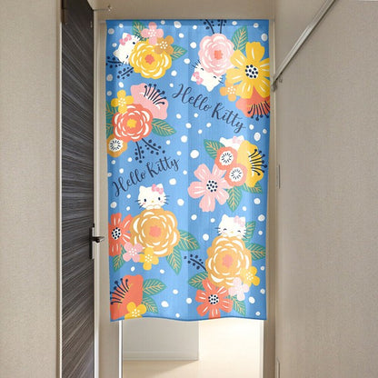 Sanrio Hello Kitty Nordic Flower Door Curtain Made in Japan