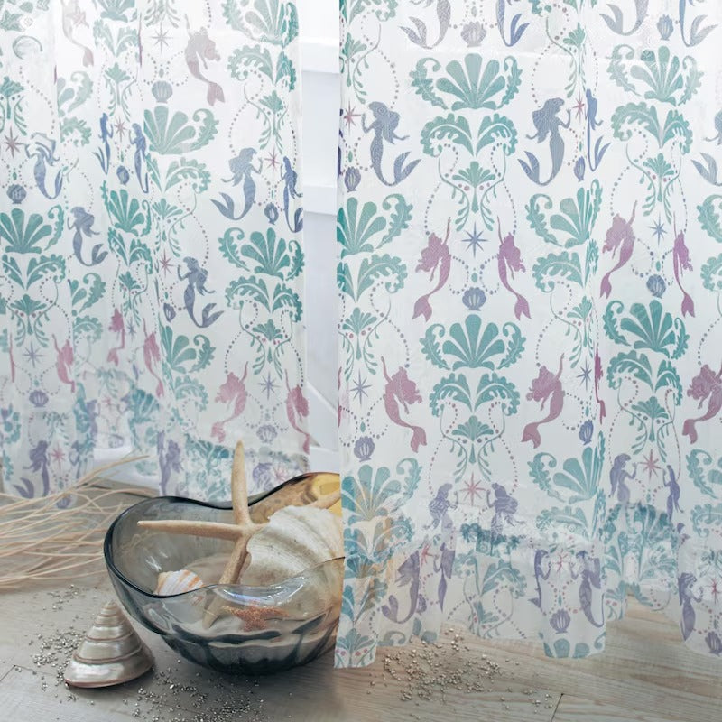 Disney Ariel Blackout Window Screen Curtains 4-Pack