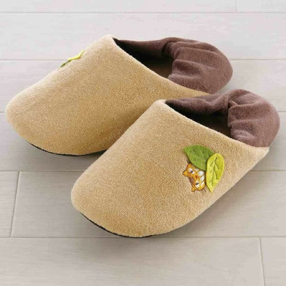 My Neighbor Totoro Room Shoes Strolling Cat Bus Beige