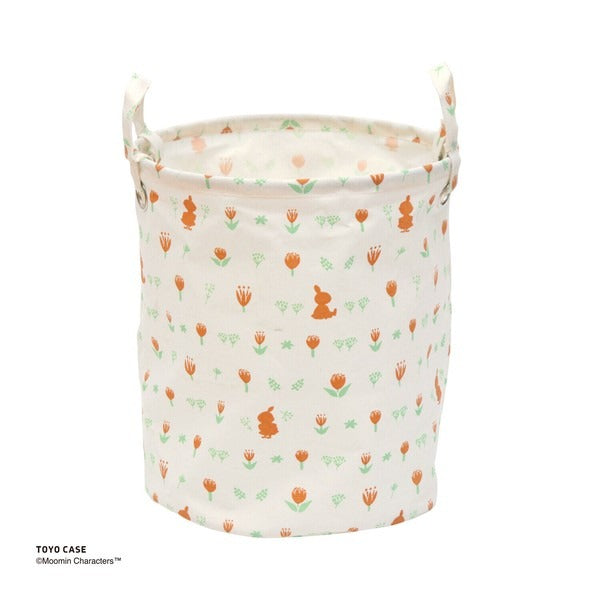 Moomin Storage Basket Orange / White