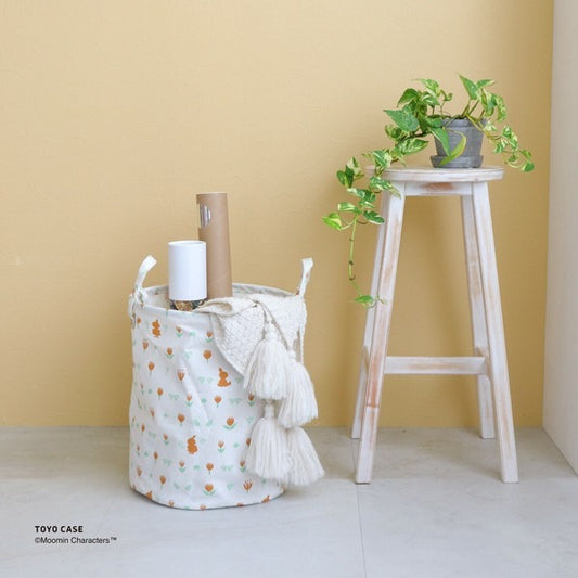 Moomin Storage Basket Orange / White