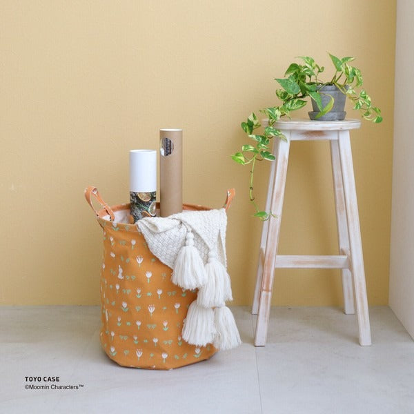 Moomin Storage Basket Orange / White