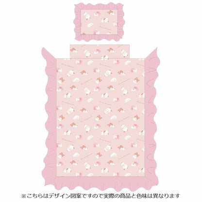 Sanrio Characters Volume Frill Duvet Cover 3-Piece Set