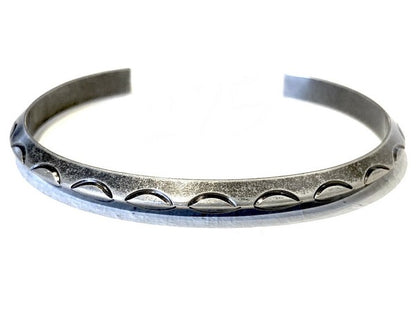 Smoked Vintage Finish Bangle Bracelet
