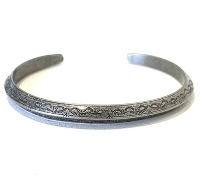 Smoked Vintage Finish Bangle Bracelet