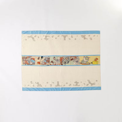 Tom and Jerry Water-repellent Tablecloth With Comic Print