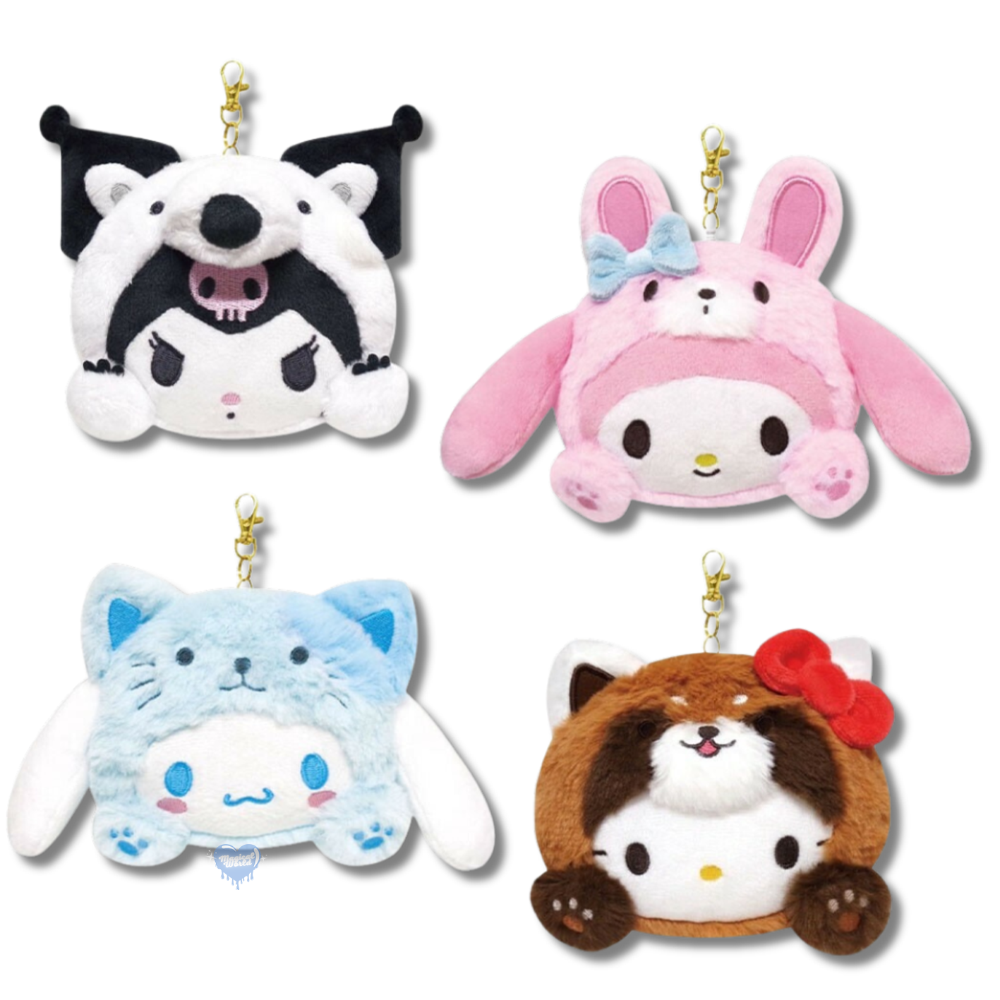 Sanrio Characters Face Pass Case