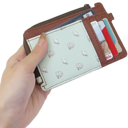 The Little Mermaid Watercolor Pattern Tri-fold Wallet & Card Holder