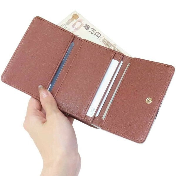 The Little Mermaid Watercolor Pattern Tri-fold Wallet & Card Holder