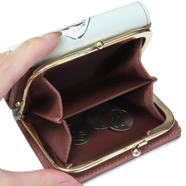 The Little Mermaid Watercolor Pattern Tri-fold Wallet & Card Holder