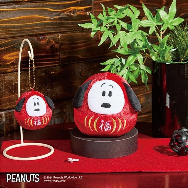Snoopy Daruma Small Plush Toy Set