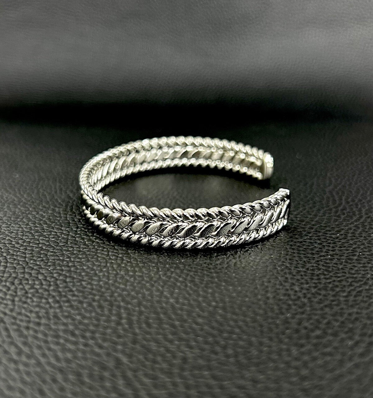 Braided Ethnic Bangle Bracelet