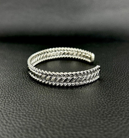 Braided Ethnic Bangle Bracelet